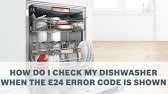 Bosch Error Code E-24, Drain Problem , Easy FIX, Resolved ! - YouTube