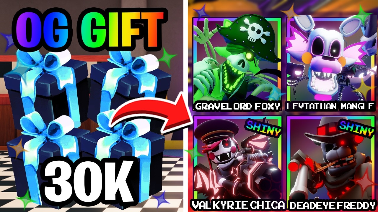Я открыл 30 000 оригинальных подарков в Fintd 2 (Five Nights At Freddy’s 2).