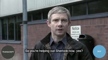 Sherlock: The Network - First Meeting with John (with Subtitles)