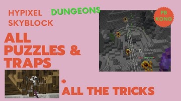 All of Trap Rooms and Puzzles Dungeons | Hypixel Skyblock Dungeons