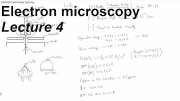 Electron Microscopy - Lecture 4 - LaB6 gun