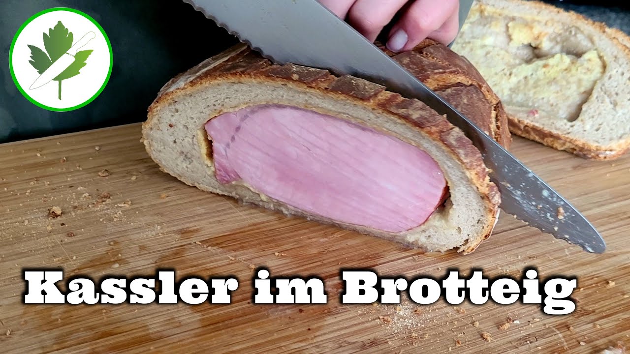 Kassler im Brotteig - leckeres Rezept für selbst gebackenes Brot - YouTube
