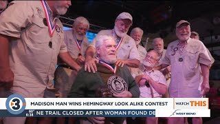 After a decade of trying, retired WISC-TV engineer wins Hemmingway lookalike contest