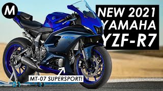 Yamaha R7 2021 (A2) : la sportive au coeur de MT-07 - Moto-Station