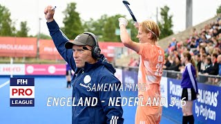 Samenvatting FIH Pro League Heren: Engeland - Nederland