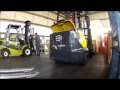 Quickest ever forklift battery changeover