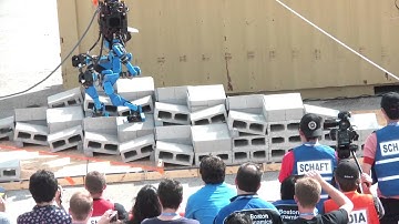 DARPA Robotics Challenge Trials 2013 - SCHAFT in terrain course