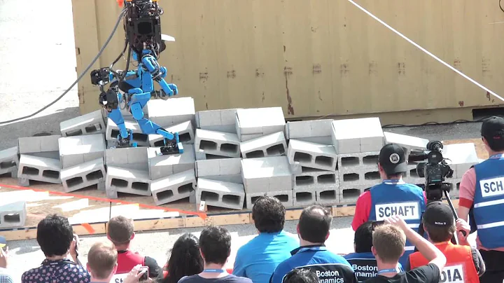 DARPA Robotics Challenge Trials 2013 - SCHAFT in terrain course