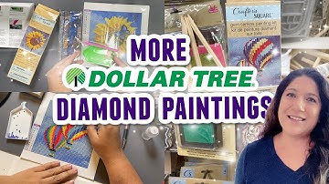 DOLLAR TREE Diamond Paintings FULL REVIEW