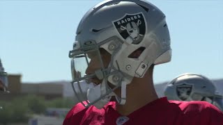 Raiders getting ready to take on Kansas City Chiefs with new QB on the roster