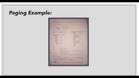 Paging and Segmentation with Example, Fragmentation in Operating System..