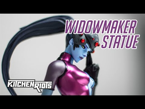Распаковка фигурки Роковой Вдовы // Widowmaker Statue Unboxing
