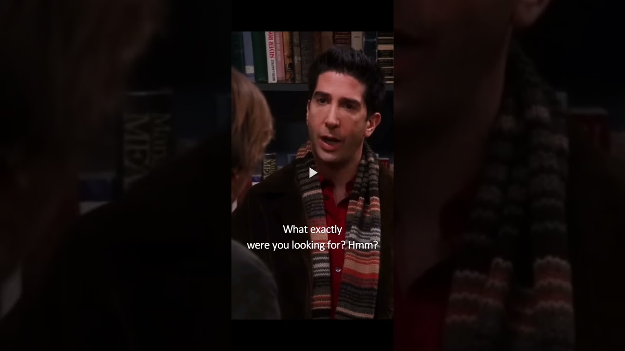 F•R•I•E•N•D•S Ross Goes To The Library 