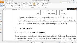 Script Python untuk Solusi Sistem Persamaan Linear