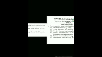 Sem 1 physics generic Question Bank VBU