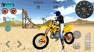 Motocross Beach Jumping 3D - Android free motorcycle game screenshot 1