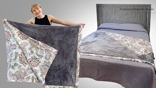 : Give another life to your blankets / Blanket or sofa cover / Sew with Ulyana