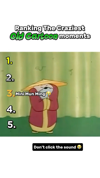 Craziest old cartoon moments 😭 #funny #ranked