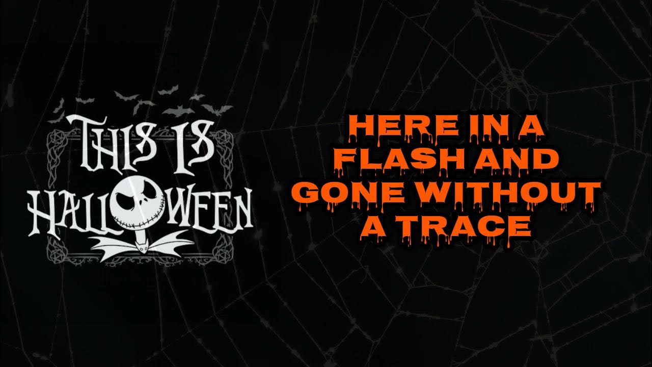 This is Halloween Lyrics YouTube This is Halloween Lyrics YouTube