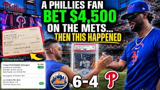 A Phillies Fan Bet $4,500 on the Mets