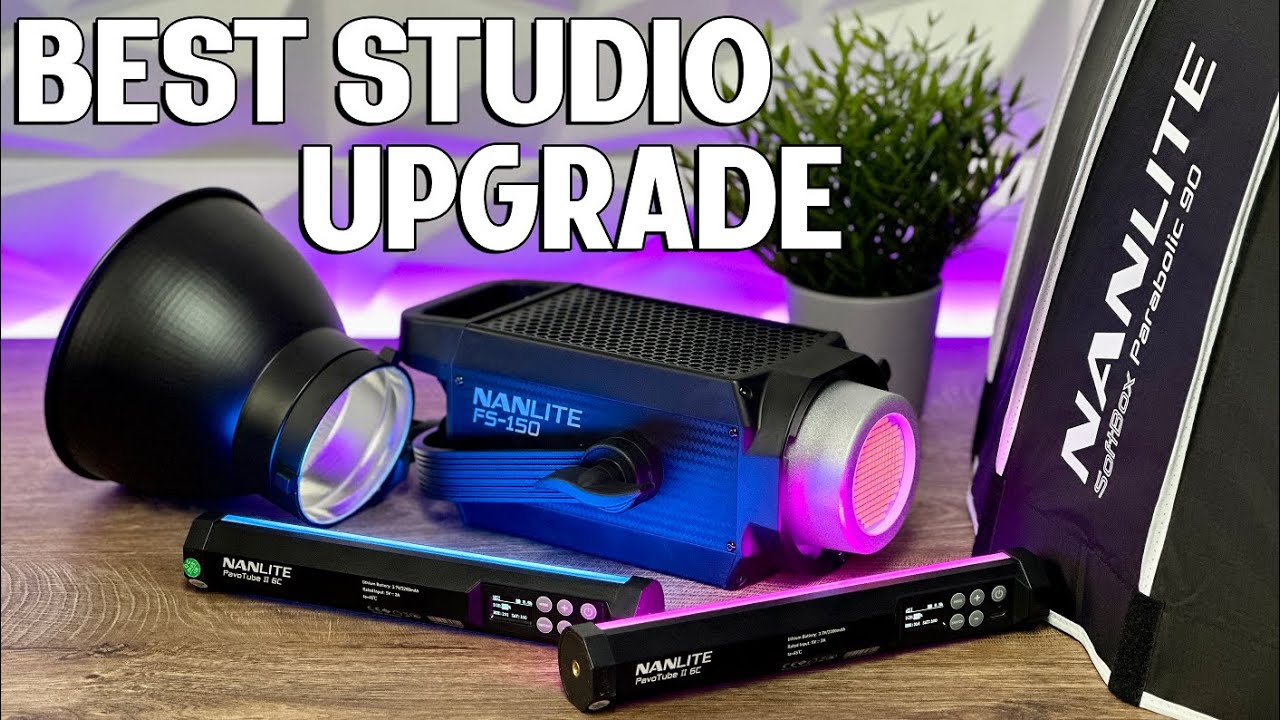 NANLITE FS-150 & PavoTube II 6C - Studio Gets a Huge Update! - YouTube