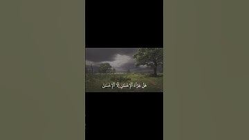 ما تيسر من سورة الرحمن، للقارئ: ياسر الدوسري ❤🎧