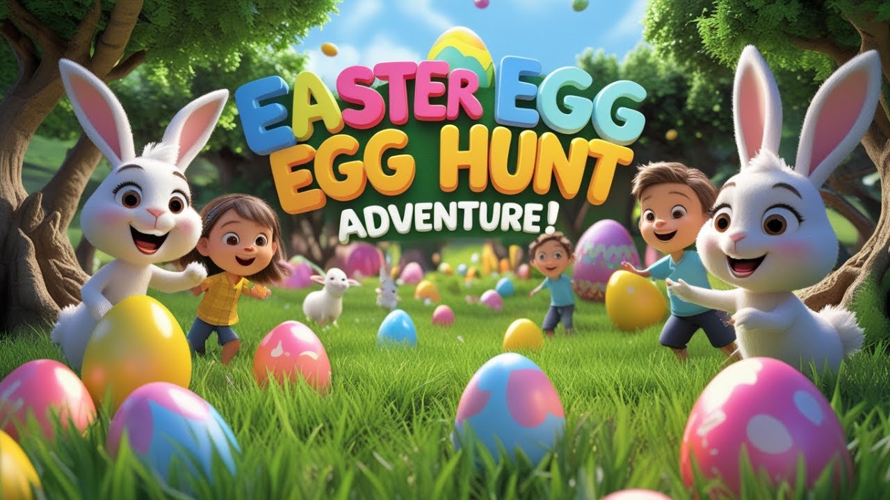 "Easter Egg Hunt Adventure!  Fun & Exciting Egg Search for Kids "