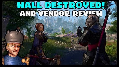 ESO WALL DESTROYED LIVE, And Vendor Review all at 8 pm 