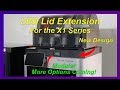 Modular Lid Extension for the Bambu Lab X1