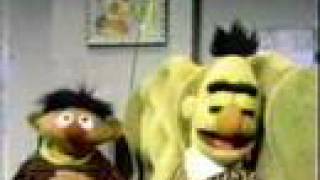 Ernie tries not to wake Bert up - Classic Sesame Street