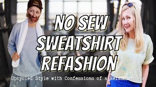 How to Crop a Sweatshirt (No-Sew, Beginner Project) - Merrick's Art