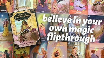 believe in your own magic oracle // flip through