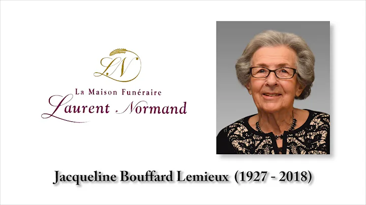 Jacqueline Bouffard Lemieux (1927 - 2018)