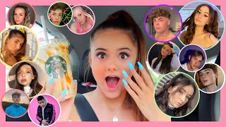 I let FAMOUS TIKTOKERS control my life for 24 Hours!! || Ellie Louise
