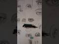 Eye Drawing Compilation 👁️🎨✏️ 14 Days Progress #eyedrawing #drawing #drawingprocess #art #eyes