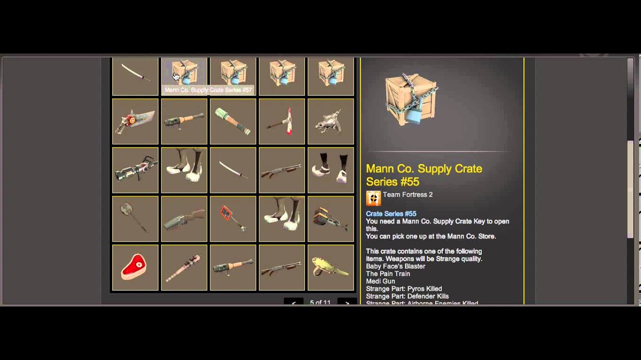 My Team Fortress 2 Backpack 2013