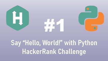 Python  Hackerrank Challenge #1 "Hello, World"