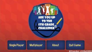 "Are You Up to the 5th Grade Challenge?" App Tutorial screenshot 2