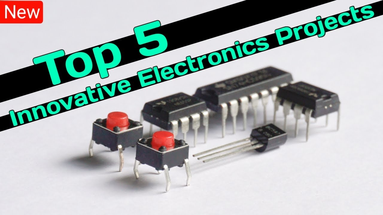 Top 5 Innovative electronics projects using BC547, CD4017, NE555, Push ...