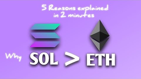 Why Solana is better than ethereum | Explained in 2 minutes #solana #ethereum #crypto #nft