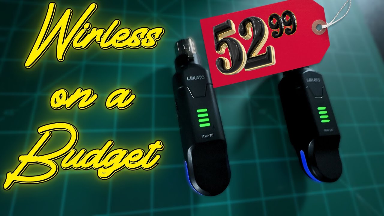 Budget Wireless XLR From Lekato Is A Game Changer - YouTube