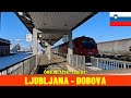 Cab Ride Ljubljana -  Dobova (Dobova – Ljubljana Railway, Slovenia) train driver's view 4K