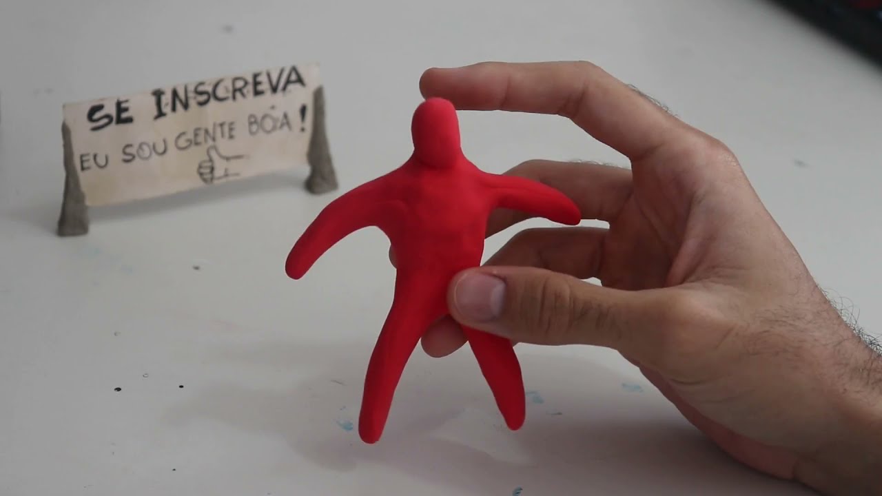 Como Fazer um Boneco de Massinha EVA! - Método Muito FÁCIL! - YouTube