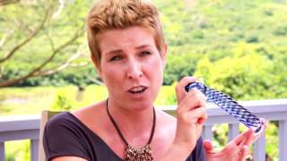 Icicles No. 29 Blue Wave Glass Dildo