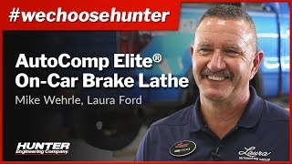 Hunter's AutoComp Elite® Brake Lathe at Laura Ford