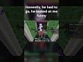 he looked at me funny #minecraft #minecraftgameplay #cubecraft