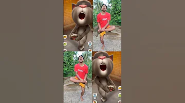 Talking Tom Real life Funny wow wow React 🤣🙈😂 #shorts