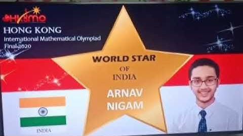Hong Kong International Math Olympiad (HKIMO) World Star India 2020 | Arnav Nigam