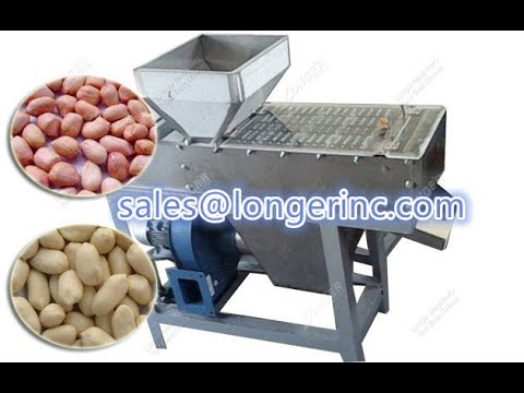 Dry Peanut Kernels Red Skin Removing Machine|Groundnut Peeling Machine Price