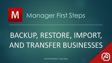 Manager io Guides: 8 Backup, restore, import, and transfer businesses